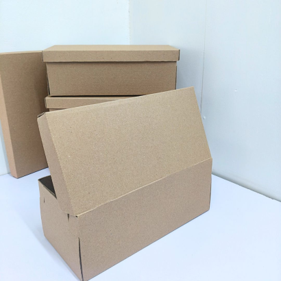 s1 corrugated shoe box