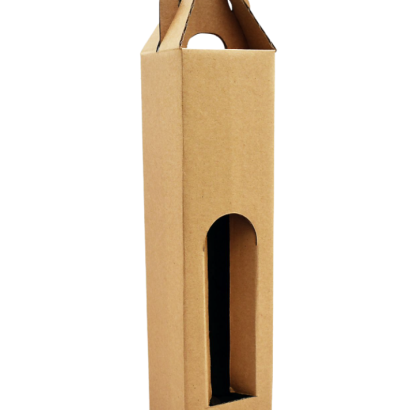 corrugated box for wine bottle