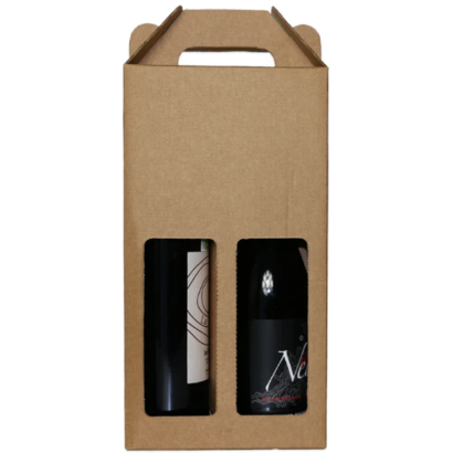doule gable wine box corrugated