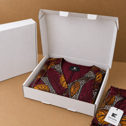 pack kitenge dress in a premium corrugated box