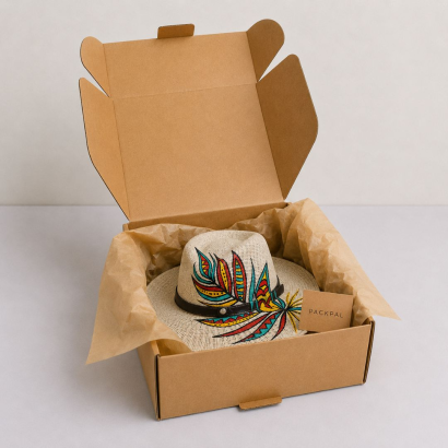 artisan hat corrugated box